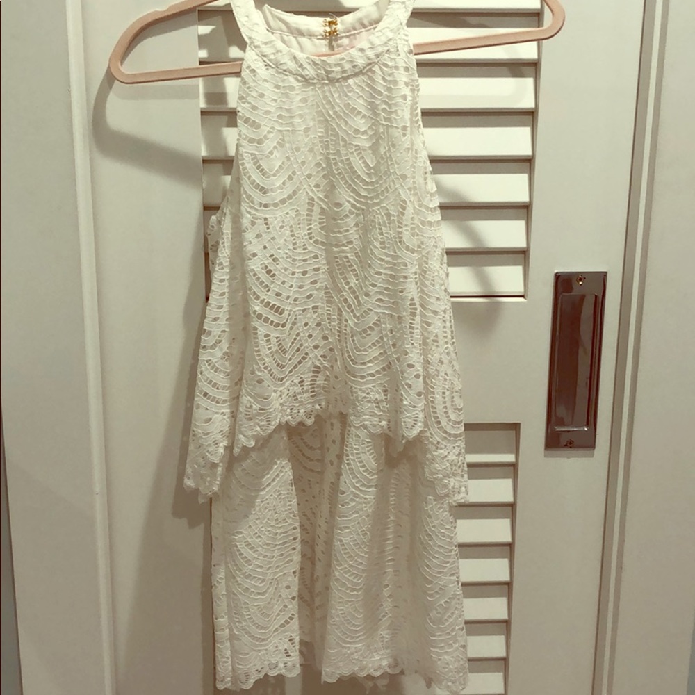 White Lilly Pulitzer Romper